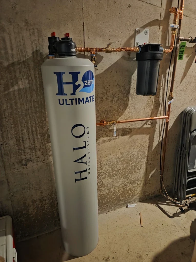Whole-house water filtration system installation